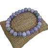 BRSPR  8MM  PURPLE SEMI-PRECIOUS STONE BRACELET