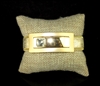 BT-13-1 ANTIQUE RECTANGLE RHINESTONE MAGNETIC BRACELET