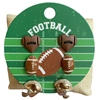 C2E3045 FOOTBALL 3 PAIR STUDS EARRINGS