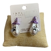 C3E2064  GHOST PEARL  EARRINGS