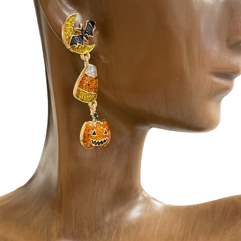 C3E2077P  HALLOWEEN  EARRINGS