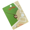 C3N2684 GOLD THIN BASEBALL GLOVE SHORT NECKLACE