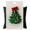 C5BRH2013 CHRISTMAS TREE PIN BROOCH