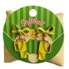 C5E2239 SOFTBALL TUMBLR CUP & BOW POST EARRINGS