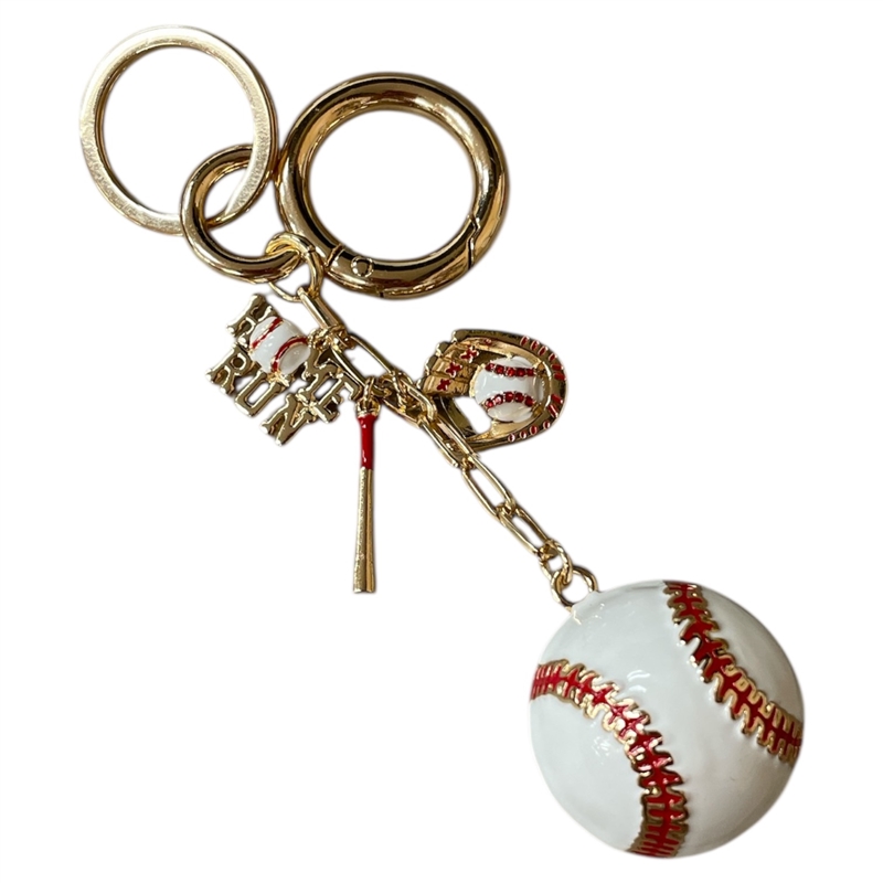 C5K2260   BASEBALL CHARMS  KEYCHAIN