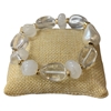 C6B2254 CLEAR ACRYLIC PEARL BRACELET