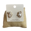 C6E2202  WHITE GOLD BUNNY EARRINGS