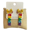 C6E2473 TEACH & BOW POST EARRINGS