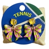 C6E2510 SOFTBALL BOW DROP POST DANGLE EARRINGS