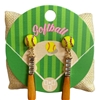 C6E2574 SOFTBALL BAT POST DANGLE EARRINGS