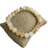 CB10BG 10MM BEIGE TWO-TONE BRACELET