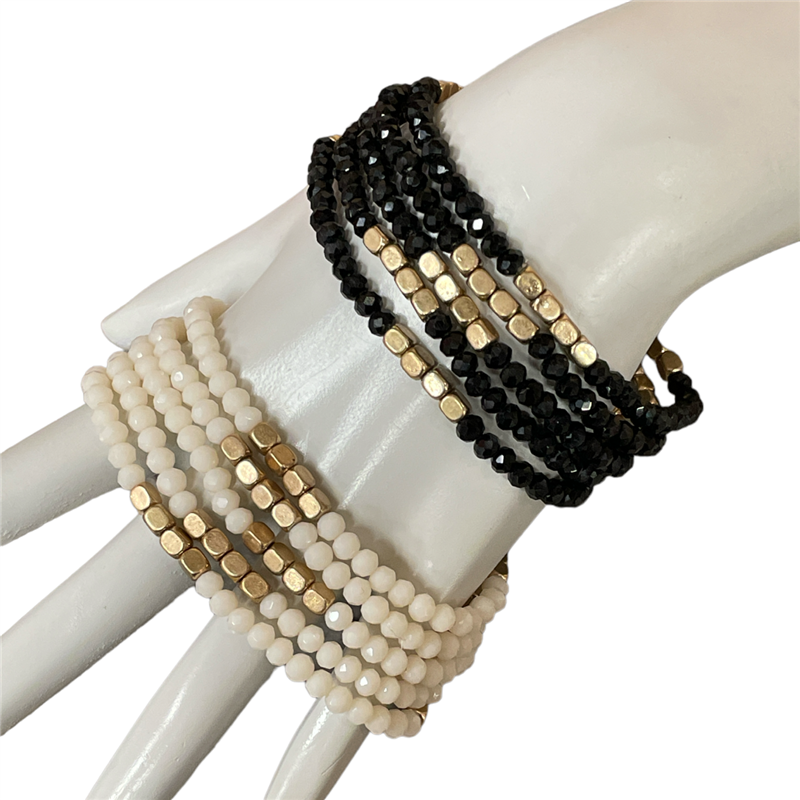 CB2100 STRETCH MULTI LAYERED BRACELET