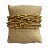 CB2176M  MUSTARD GUITAR BEADED BRACELET