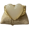 CBL9000 WHITE STONE HEART GOLD BRACELET