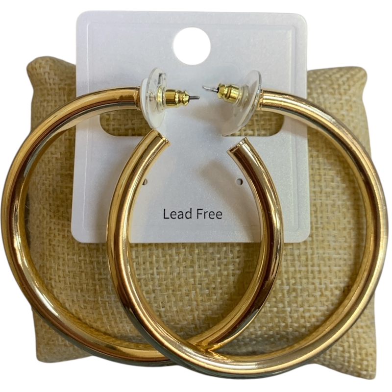 CE119162 LARGE OPEN HOOP EARRINGS