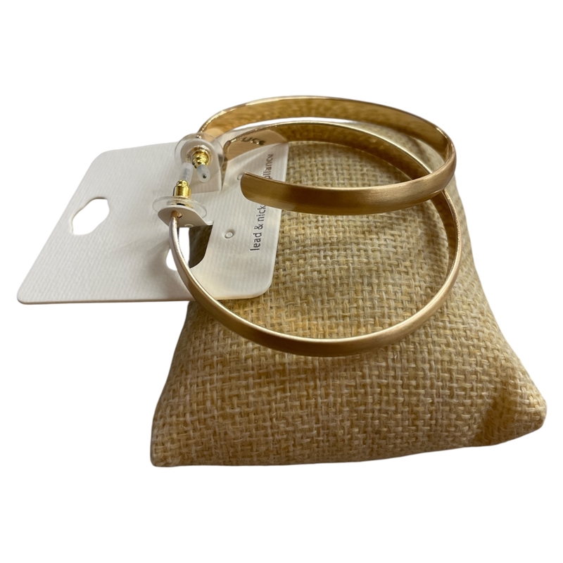 CE1504 SUEDE LARGE HOOP EARRINGS