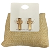 CE1536 SMALL CROSS STUD EARRINGS
