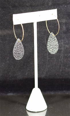 CE1553 TEARDROP HOOP EARRINGS