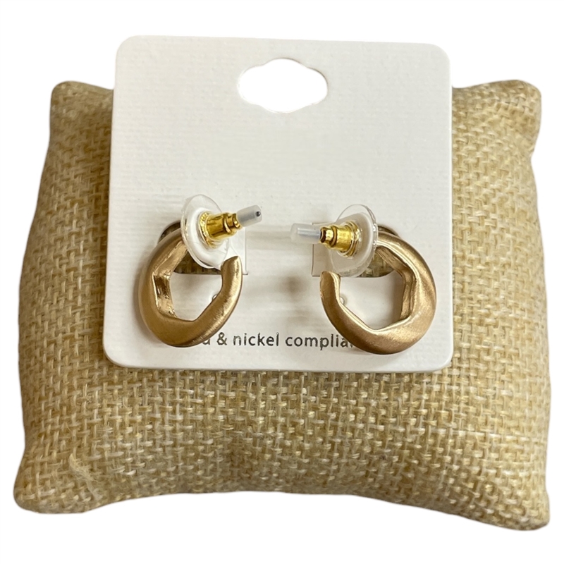 CE1623 TEXTURED STUD EARRINGS