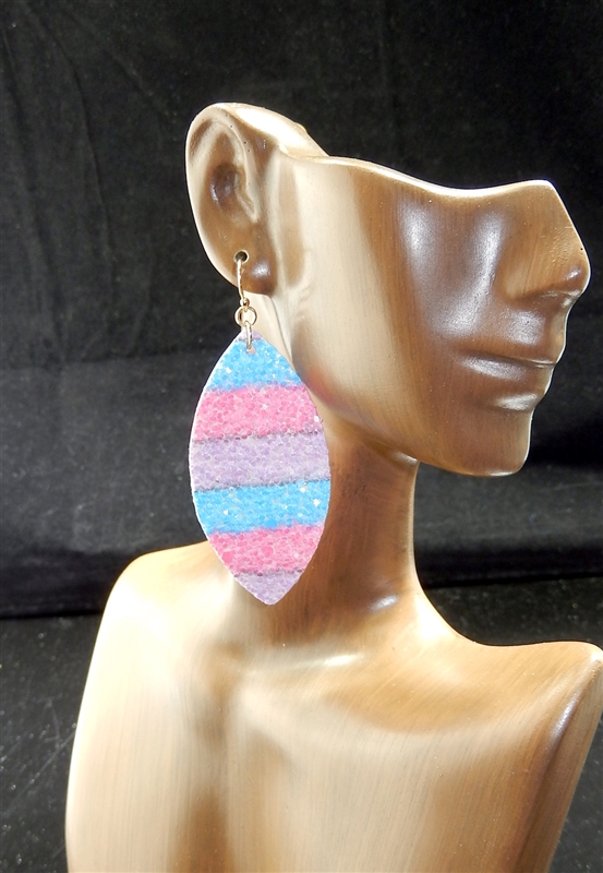 CE2297 COLORFUL GLITTER EARRINGS