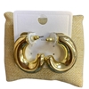 CE29864 OVAL OPEN HOOP EARRINGS
