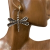 CE7888  ANTIQUE DRAGONFLY EARRINGS