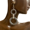 CE8341 DOUBLE CIRCLE EARRINGS