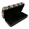 CEG41B BLACK CRYSTAL EYEGLASSES CASE