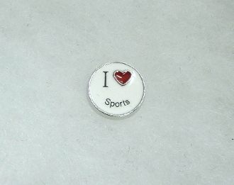 CH-104 "I LOVE SPORTS" CHARM