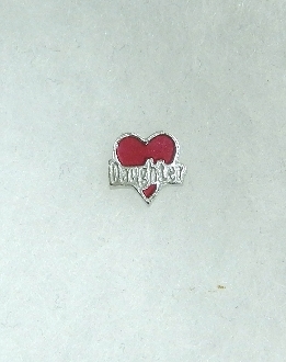 CH-71 DAUGHTER HEART CHARM