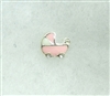 CH-91 BABY GIRL CARRIAGE CHARM