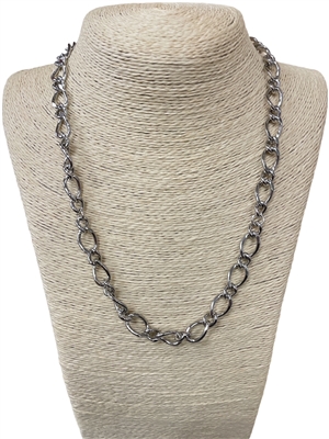 CH2020 SILVER CHAIN  SHORT NECKLACE