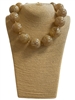 CHA0 CHUNKY ACRYLIC BEADED BALL SHORT NECKLACE