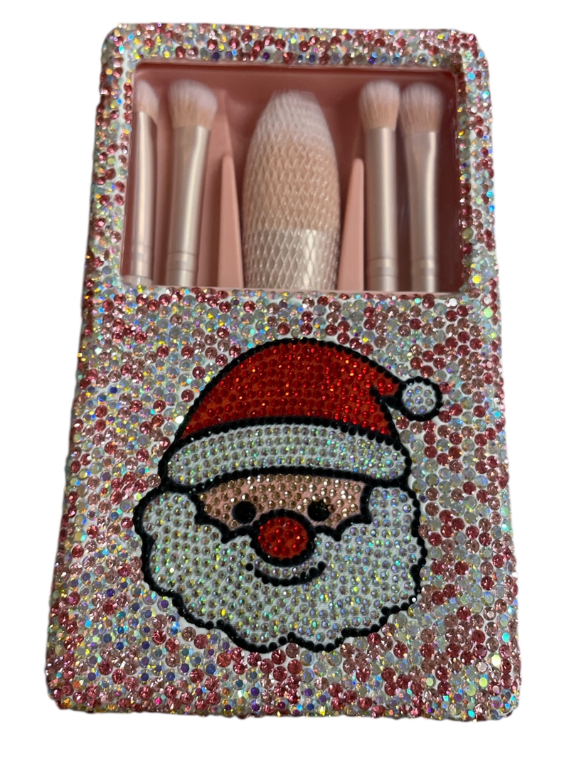 CHR13  SANTA  MAKEUP BRUSH 5PCS SET