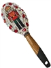 CHR20  NUTCRACKER AB & RED STONE HAIR BRUSH