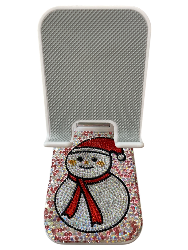 CHR34   SNOWMAN STAND PHONE HOLDER