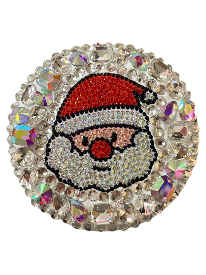 CHR37  SANTA  AB STONE PILL CASE