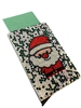 CH41 SANTA GREEN RHINESTONE POP UP WALLET SLIM