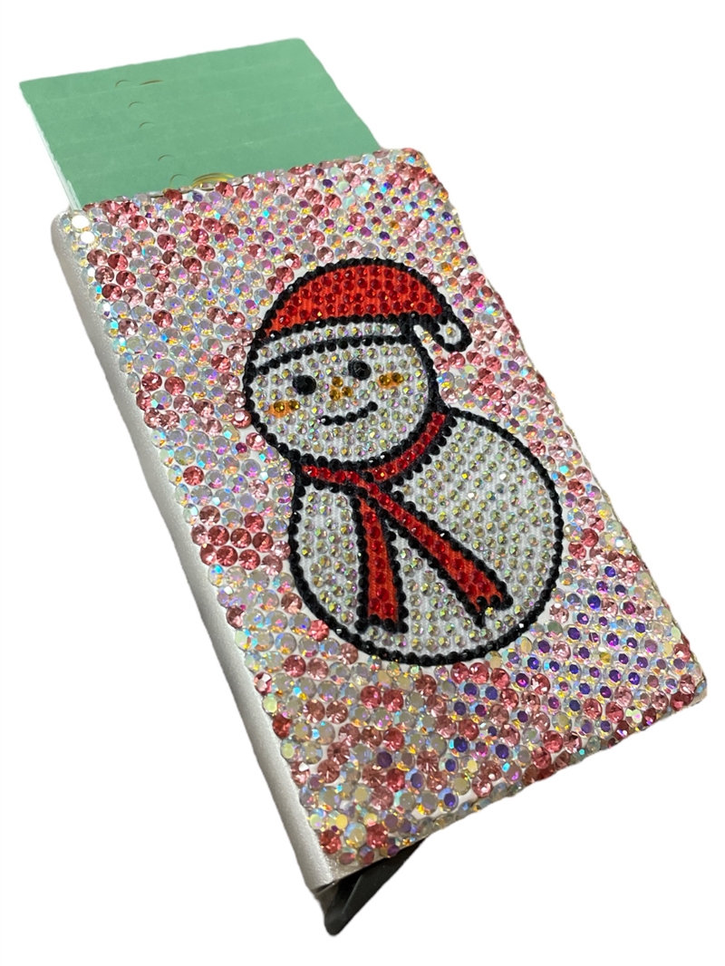 CH42  SNOWMAN  POP UP WALLET SLIM