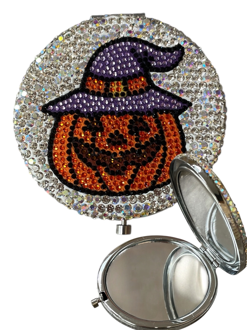 CHR47 AB PUMPKIN COMPACT DOUBLE-SIDE MIRROR