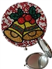 CHR52 SLEIGH BELLS COMPACT DOUBLE-SIDE MIRROR