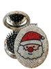 CHR53 SANTA HAIR BRUSH WITH MIRROR