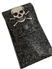 CHR61B BLACK SKULL TRAVEL MAKE UP BRUSH SET