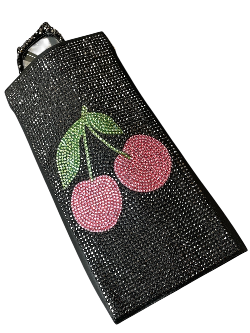 CHR71BK PINK CHERRY BLACK SUNGLASSES BAG