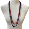 CN360B 36" 8MM  CRYSTAL NECKLACE