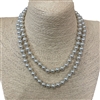 CN368PRL  36" 8MM PEARL NECKLACE