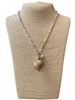 CN4417 SEA CONCH CRYSTAL BEADED NECKLACE