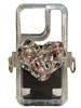 CPH03PK  ADJUSTABLE PINK RHINESTONE CELLPHONE HOLDER