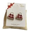 CR22 HAT WITH RHINESTONE  EARRINGS