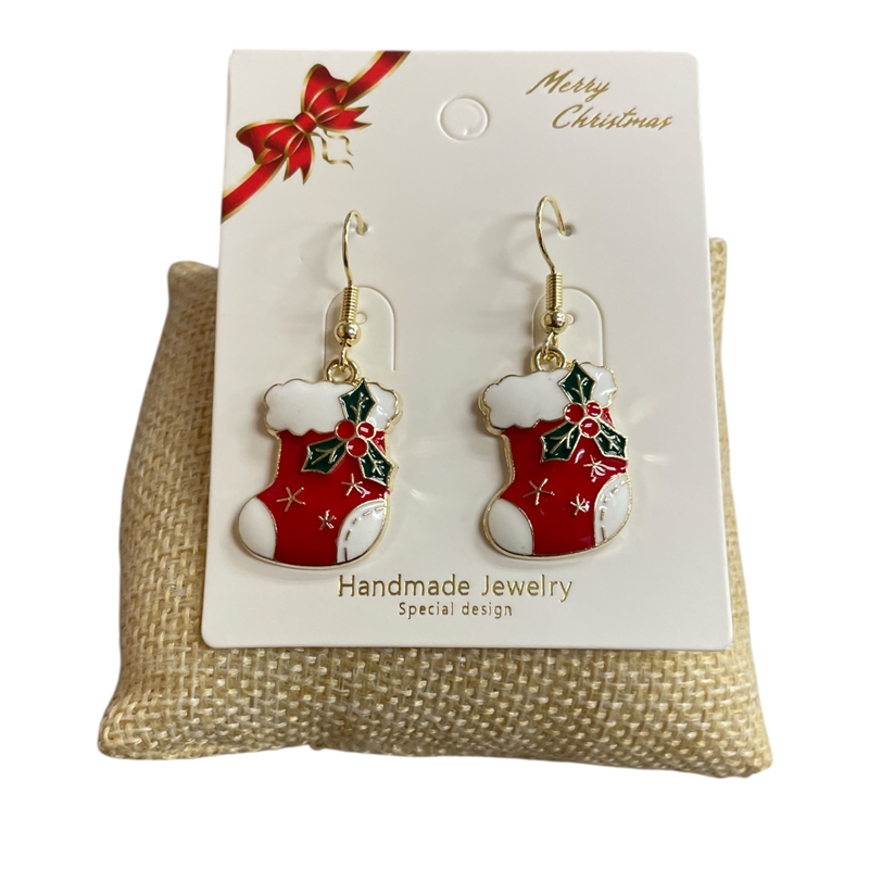 CR29 CHRISTMAS BOOT EARRINGS